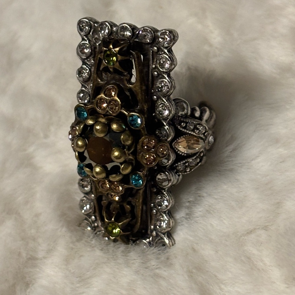 Sweet romance USA Victorian revival Ring women’s size 7 adjustable - Picture 4 of 9